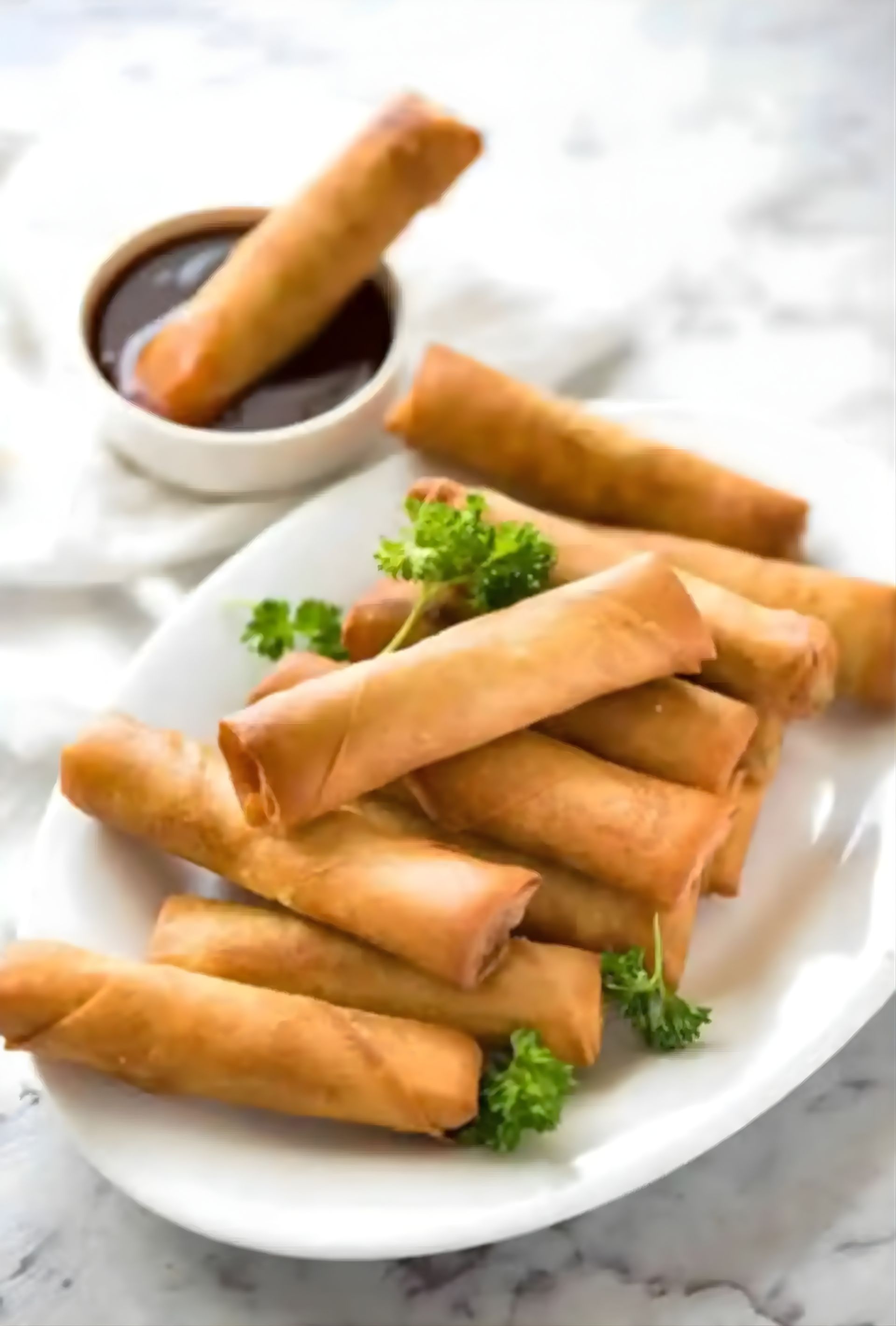 Spring Roll at Archie's Grill - Crispy golden spring rolls filled with savory vegetables and meat